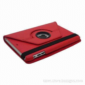 Genuine Leather/PU Case, Provides Protection for iPad Mini, Customized Logos/Brands Welcomed